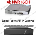 4K NVR 16CH SUPPORT UPTO 8MP IP CAMERA ALL BRAND (ONVIF SUPPORT ) P2P Cloud Online   *2 Year Warranty *